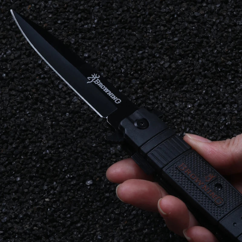 Stainless steel outdoor folding knife