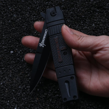 Stainless steel outdoor folding knife