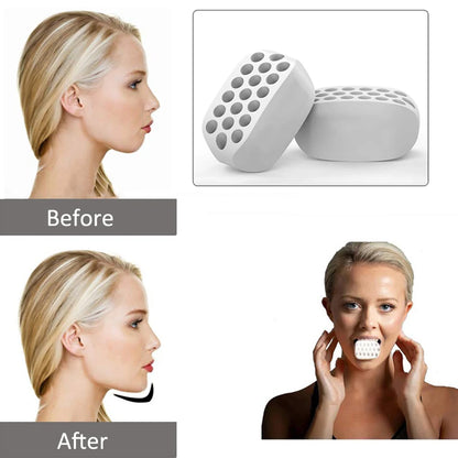 2Pcs/Lot Jaw Line Exerciser