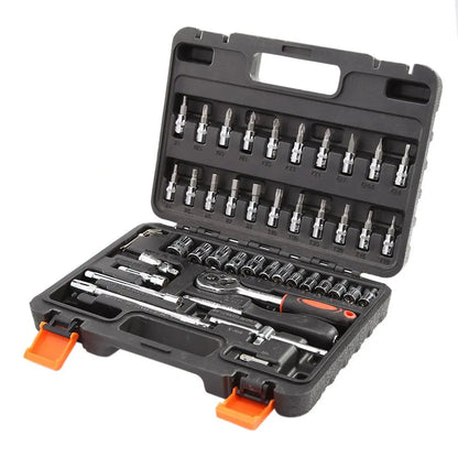 46pcs Socket & Ratchet Tool Kit